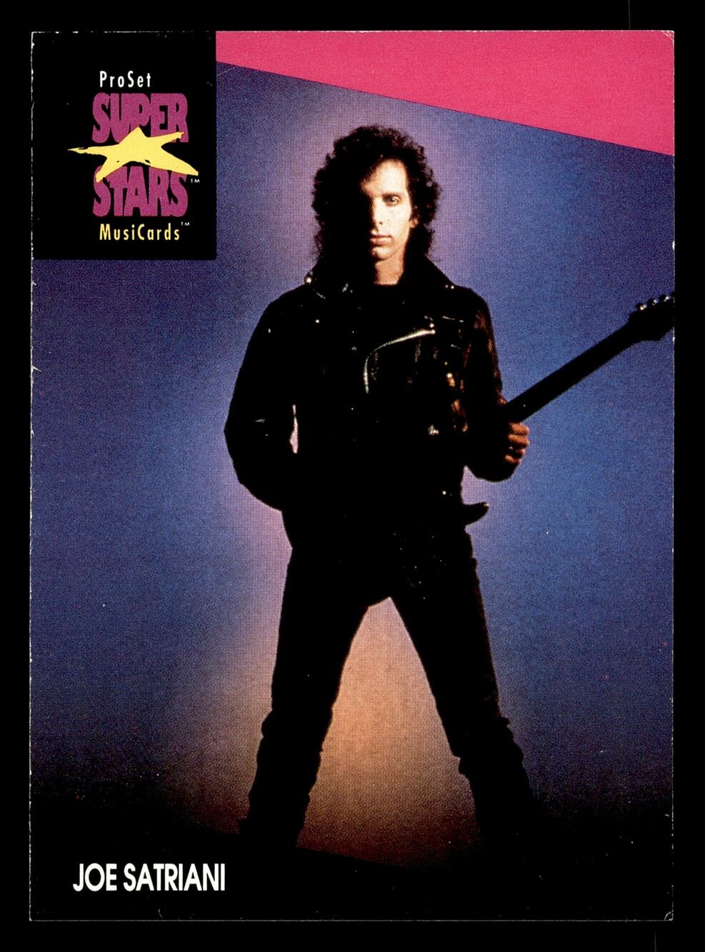 1991 Pro Set SuperStars MusiCards #231 Joe Satriani Card